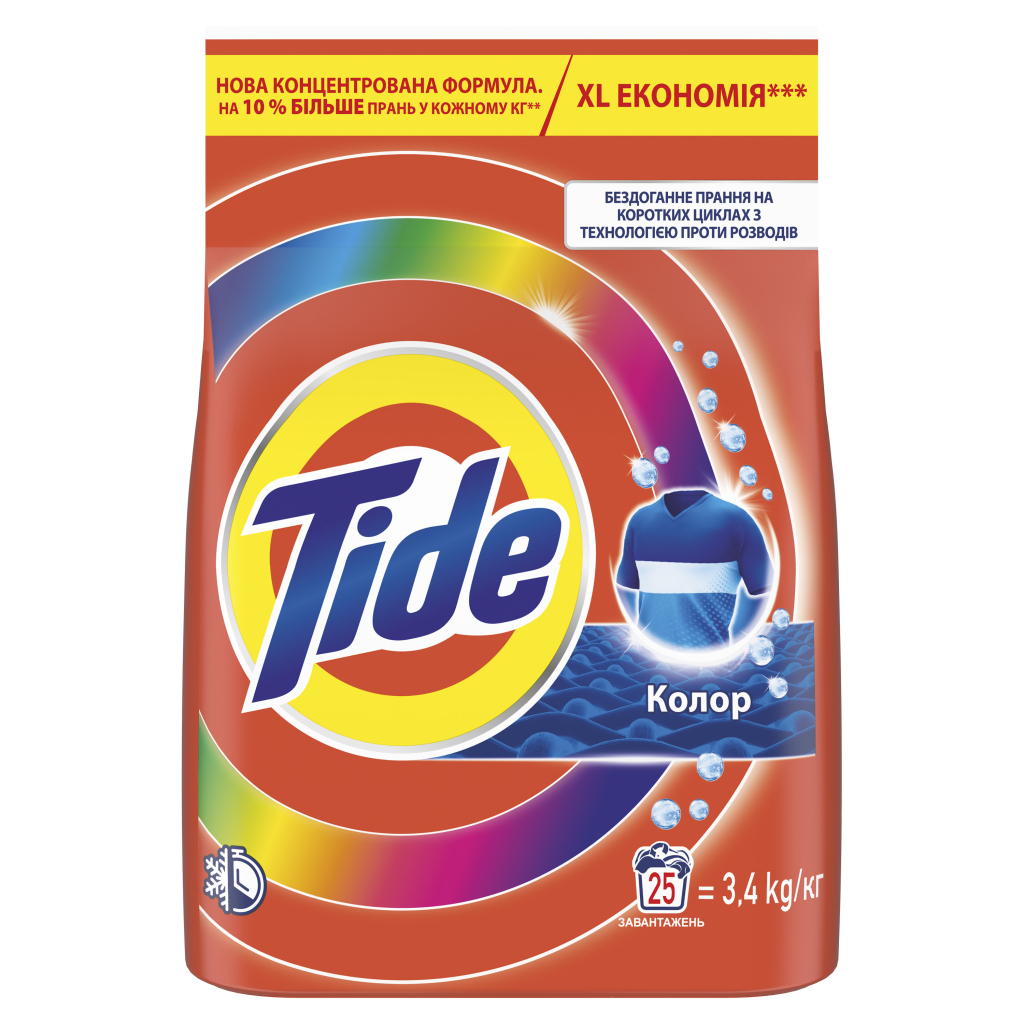Пральний порошок Tide Color 3.4 кг (8006530172257)
