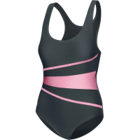 Swimsuit Aqua Speed Stella Lady 299-33 graphite, pink 44 (5905718629657)