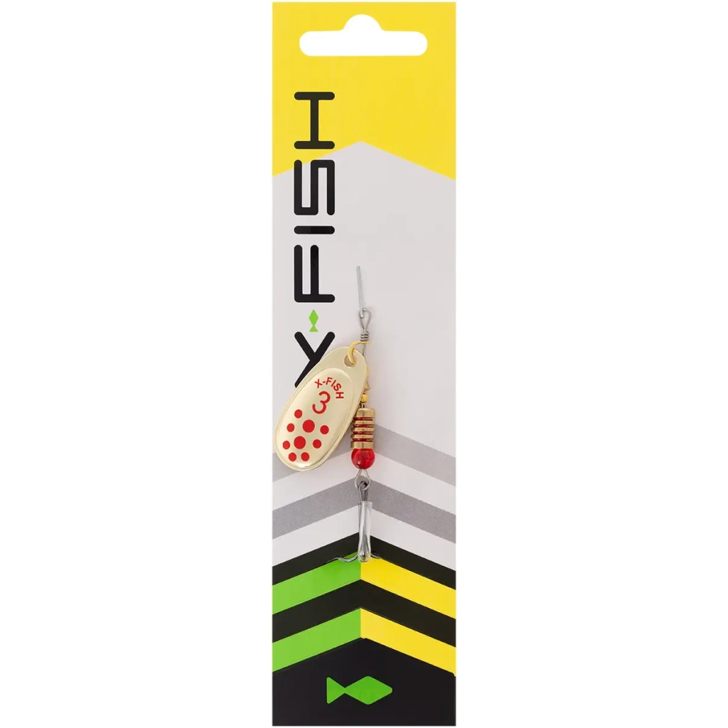 Блешня X-Fish Spike 5.5g 3 Gold RD (1917.06.24) Блешня X-Fish Spike 5.5g 3 Gold RD (1917.06.24)