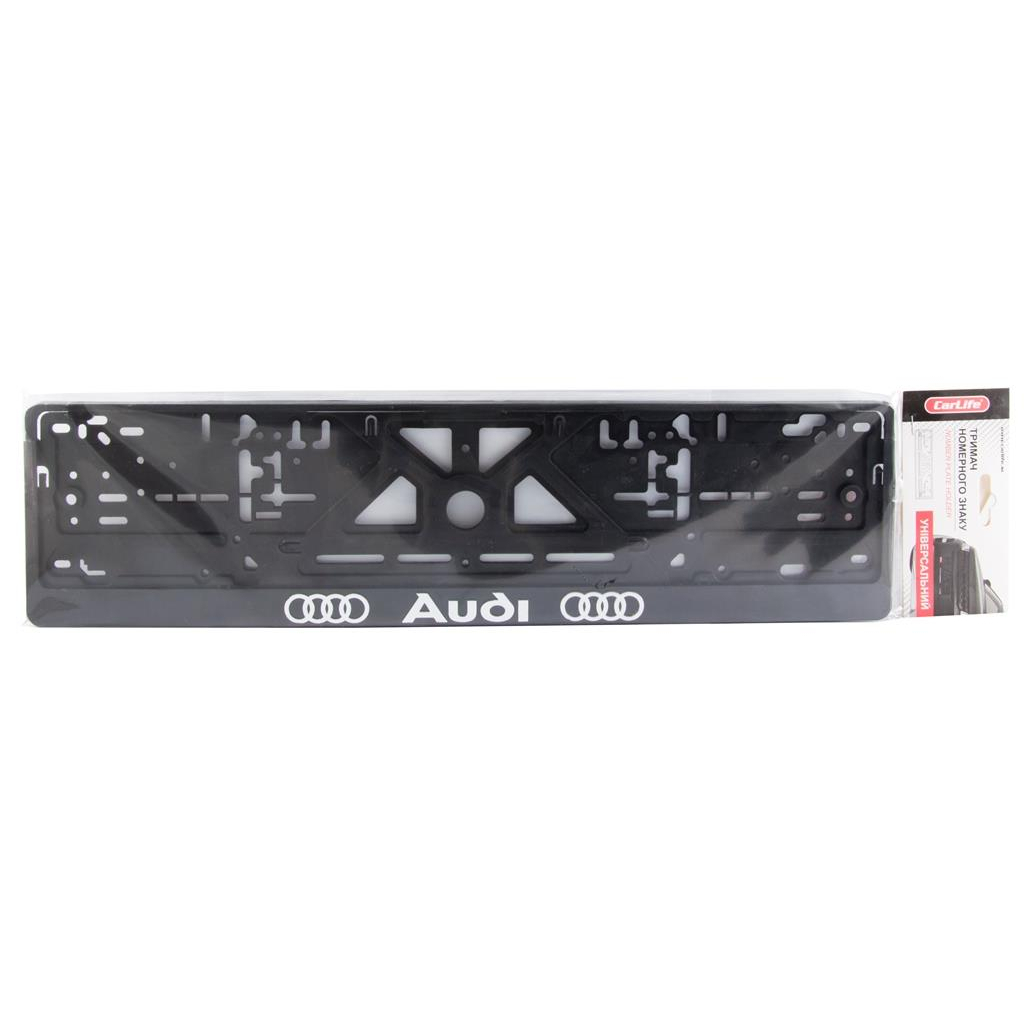 Рамка номерного знака CarLife Audi (NH12)