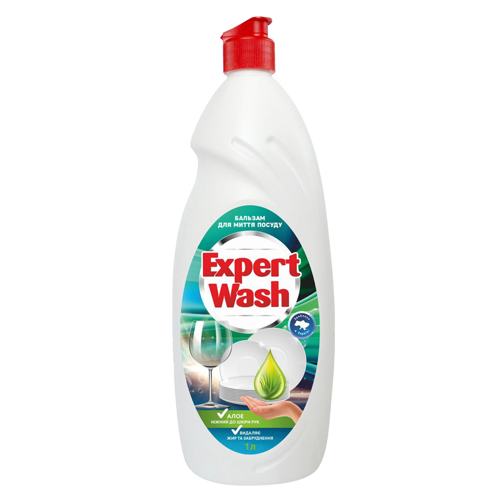 Засіб для ручного миття посуду Expert Wash Алое 1 л (4820197122202)