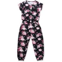 Комбінезон дитячий Breeze в квіточки (8904-134G-black)