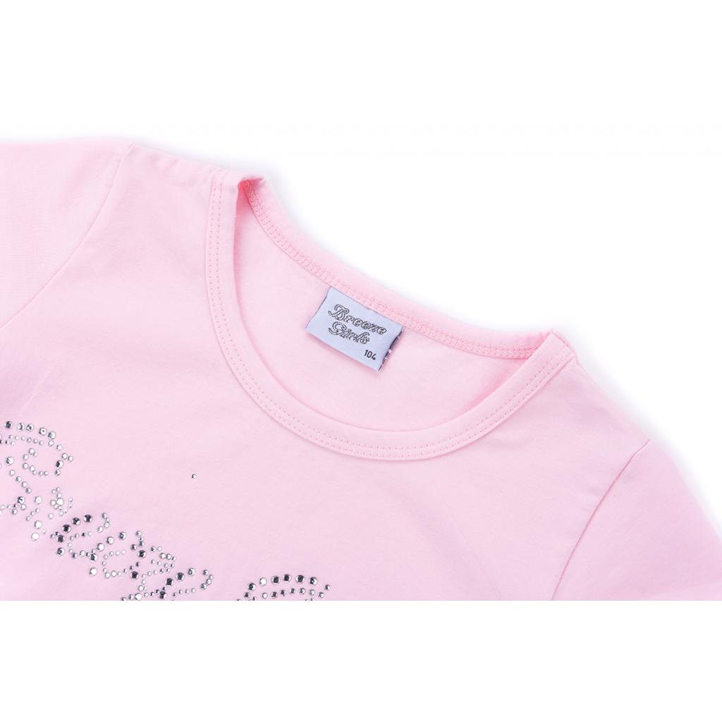 Футболка дитяча Breeze з мереживом (9001-98G-pink)