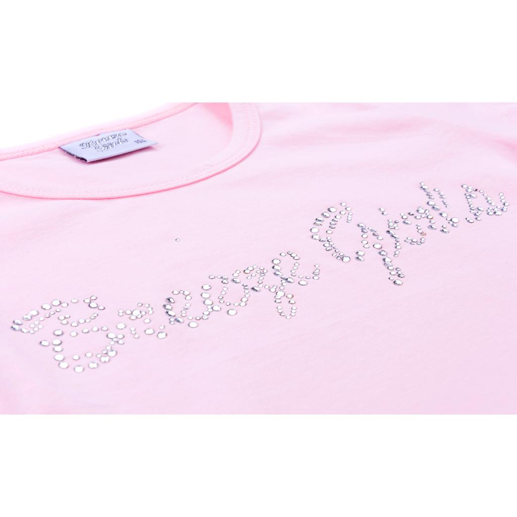 Футболка дитяча Breeze з мереживом (9001-98G-pink)