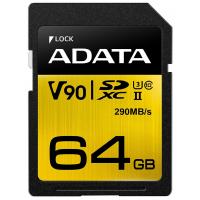 Карта пам'яті ADATA 64GB SDXC class 10 UHS-II U3 (ASDX64GUII3CL10-C)