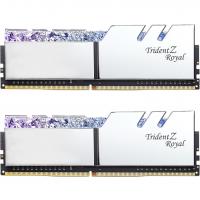 Модуль пам'яті для комп'ютера DDR4 16GB (2x8GB) 3200 MHz Trident Z Royal RGB Silver G.Skill (F4-3200C16D-16GTRS)