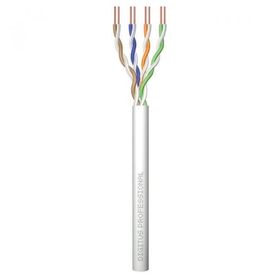 Кабель мережевий DIGITUS UTP 305м, cat 5e, CU, AWG24/1, LSZH (DK-1513-VH-305)
