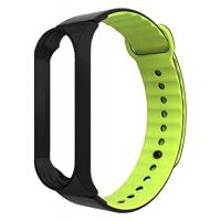 Ремінець до фітнес браслета Armorstandart Sport Silicone Band для Xiaomi Mi Band 3 Black/Green (ARM54513)