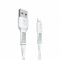 Дата кабель USB 2.0 AM to Lightning 1.0m Tough Series White Baseus (CALZY-B02)