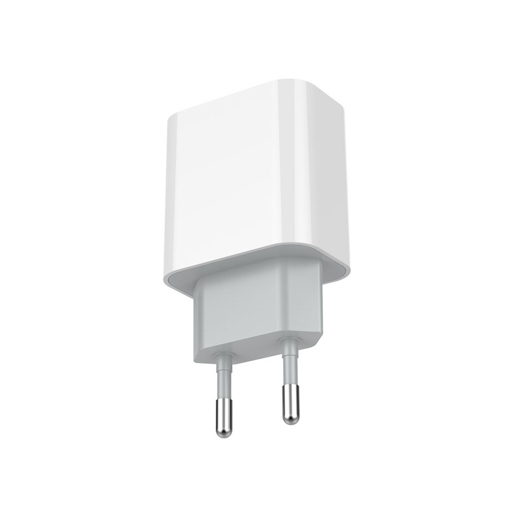 Зарядний пристрій ColorWay Type-C PD + USB QC3.0 (20W) V2 white (CW-CHS025QPD-WT)