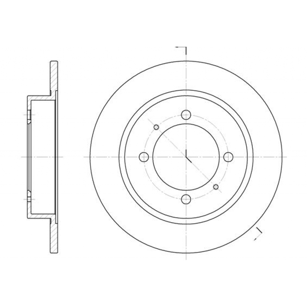 Гальмівний диск REMSA 6447.00