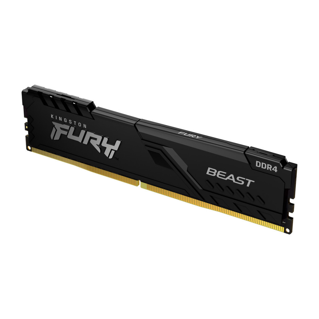 Модуль пам'яті для комп'ютера DDR4 16GB 3600 MHz Fury Beast Black Kingston Fury (ex.HyperX) (KF436C18BB/16)