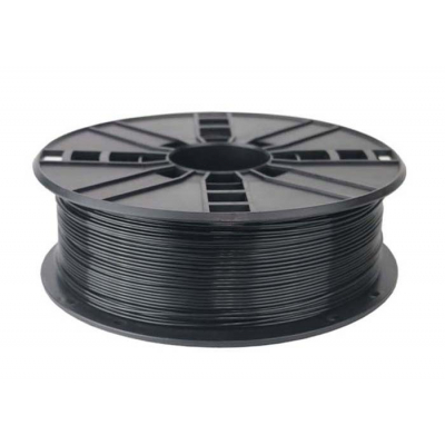 Plastic for 3D printer Gembird PLA, 1.75 mm, black, 1 kg (3DP-PLA1.75-01-BK)