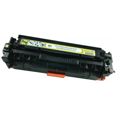 Cartridge housing HP CC532A/304A yellow (C_VIRGIN_CC532A)