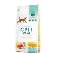 Optimeal dry cat food with chicken flavor 10 kg (B1831201)