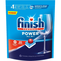 Таблетки для посудомийних машин Finish All in 1 20 шт. (5900627090215)