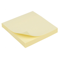 Paper for notes Axent 75x75mm, 100 sheets yellow (D3314-01)