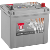 Car battery Yuasa 12V 65Ah Silver High Performance Battery (YBX5005)