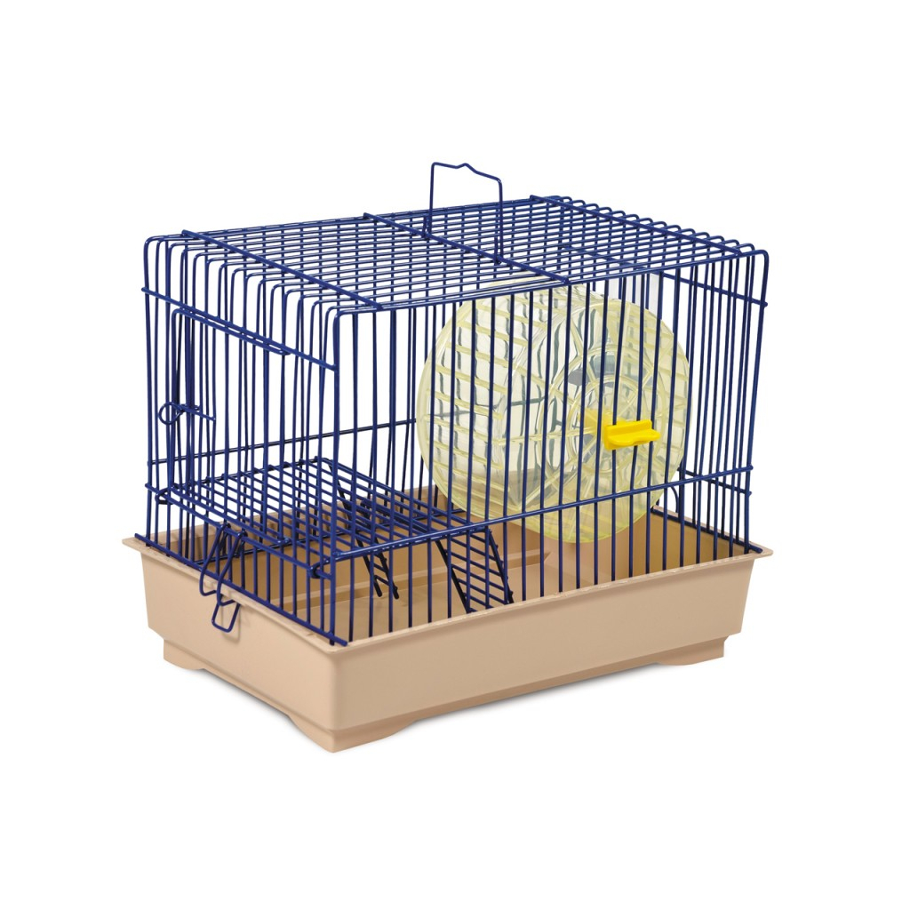Клітка для гризунів Природа "Давид-1" 30.5x23.2x21.5 см синя/бежева (4823082415304)