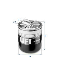 Fuel filter UFI 24.436.00