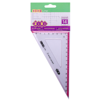 ZiBi Kids Line Kosynets 140mm, 90°/60° with a pink stripe, blister (ZB.5622-10)