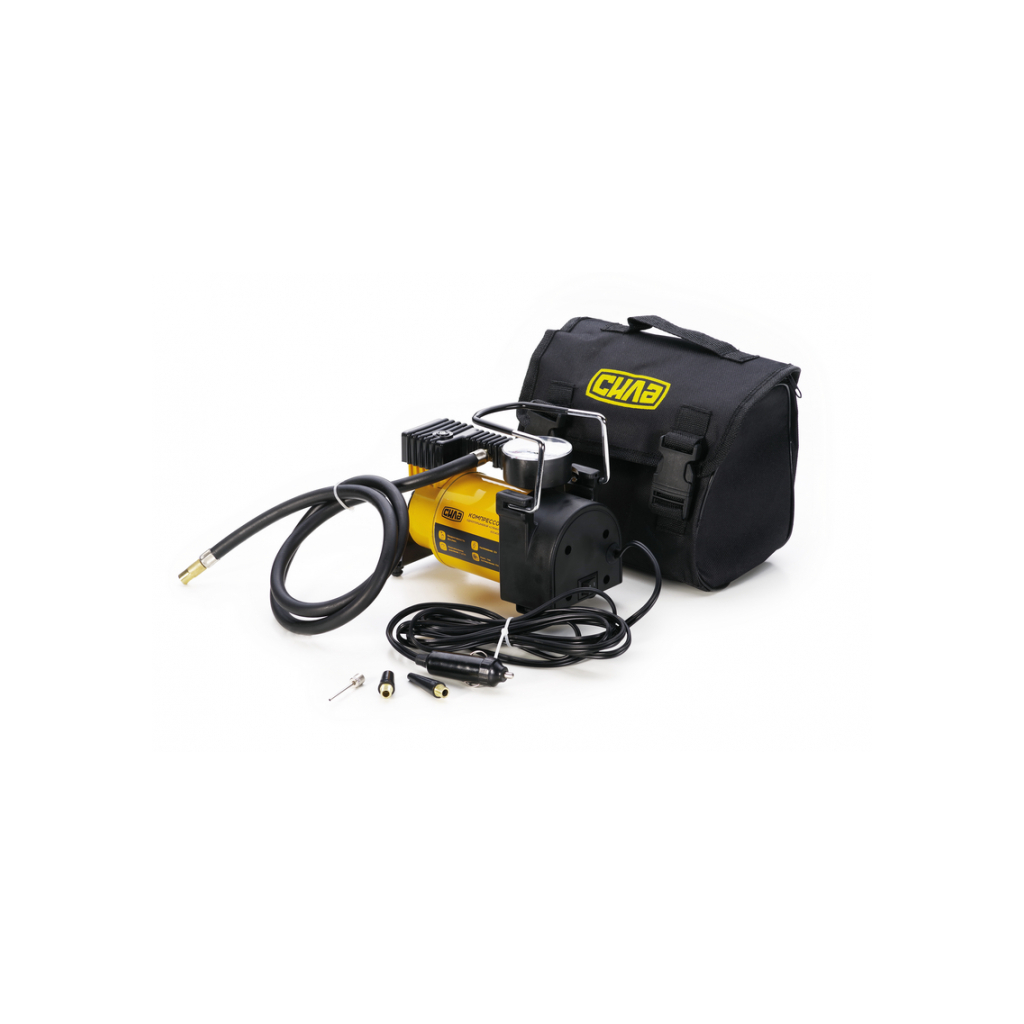 Автомобільний компресор СИЛА МАКСІ 35л/хв, 7 Атм (900408)