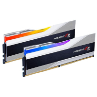 Модуль пам'яті для комп'ютера DDR5 32GB (2x16GB) 6600 Trident Z5 RGB Silver G.Skill (F5-6600J3440G16GX2-TZ5RS)