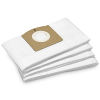 Vacuum cleaner bag Karcher fleece filter bags for WD 1 Compact Battery, 4 pcs. (2.863-325.0)