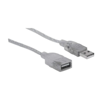 Дата кабель USB 2.0 AM/AF 1.8m Manhattan Intracom (336314)