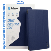 Чохол до планшета BeCover Tri Fold Soft TPU mount Apple Pencil Apple iPad 10.2 2019/2020/2021 Deep Blue (708456)