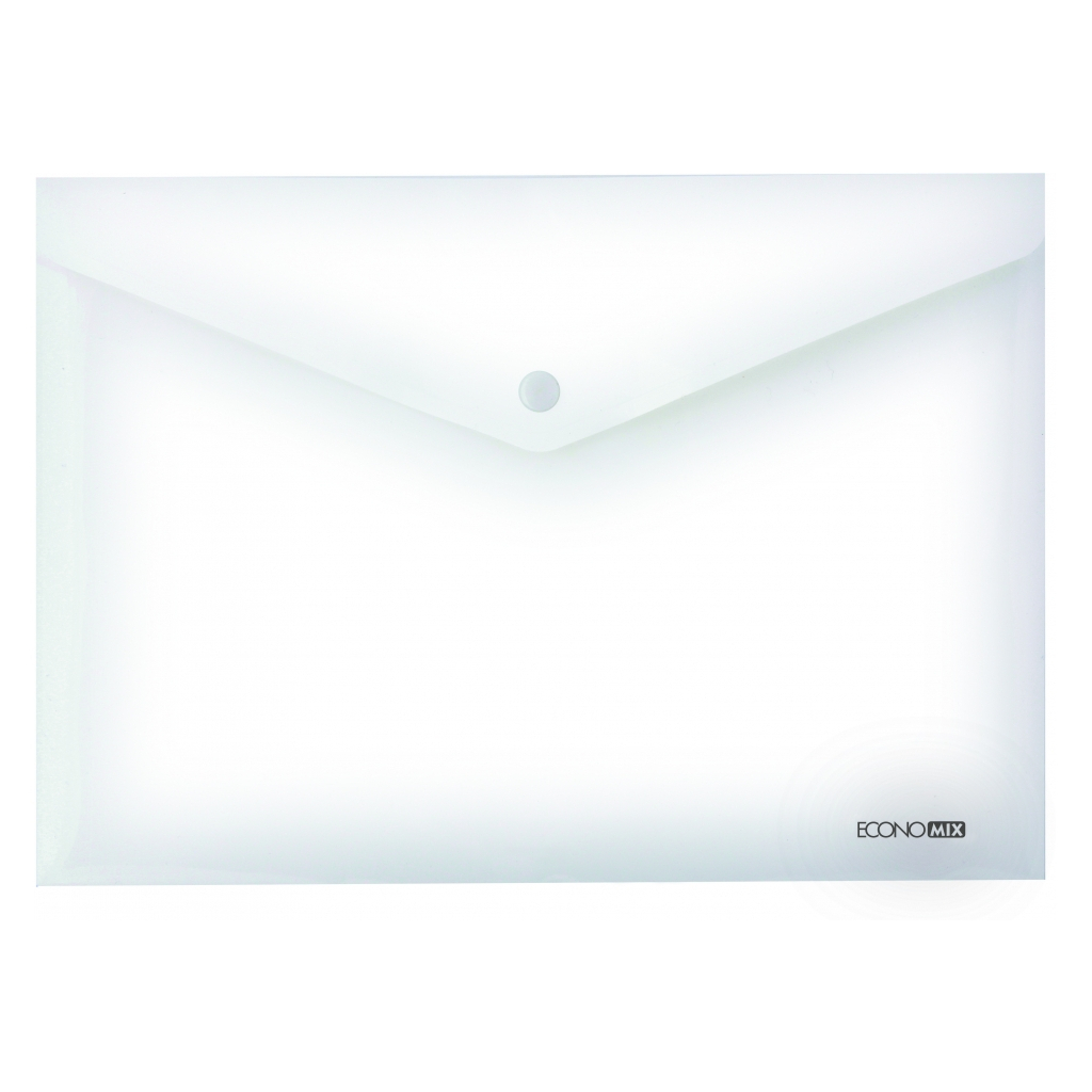 Папка - конверт Economix А5 180 мкм прозора, фактура "глянець", прозора (E31316-00)