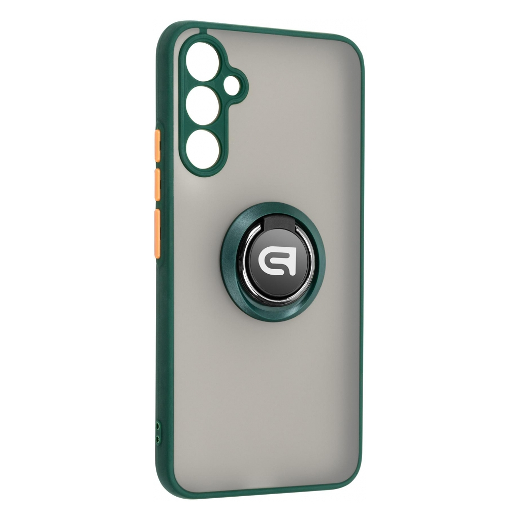 Чохол до мобільного телефона Armorstandart Frosted Matte Ring Samsung A34 5G (A346) Dark Green (ARM68355) Чохол до мобільного телефона Armorstandart Frosted Matte Ring Samsung A34 5G (A346) Dark Green (ARM68355)