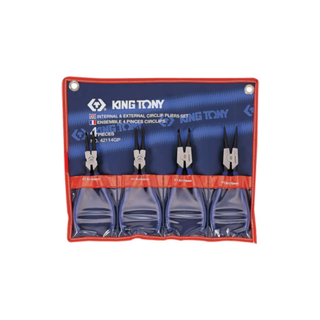 Автомобільний зйомник KING TONY стопорних кілець 180 мм набор 4 одиниць (42114GP)