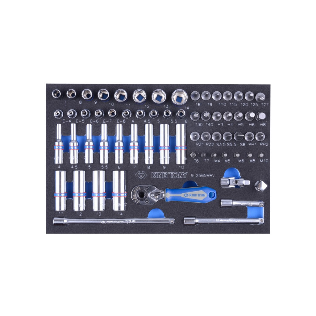 Набір інструментів KING TONY для візка 235 шт. в ложементі (934-235MRVD)