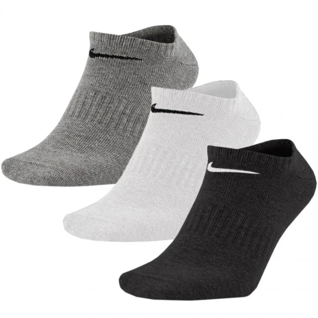 Шкарпетки Nike U NK EVERYDAY LTWT NS 3PR SX7678-964 42-46 3 пари Білий/Сірий/Чорний (194955549506)