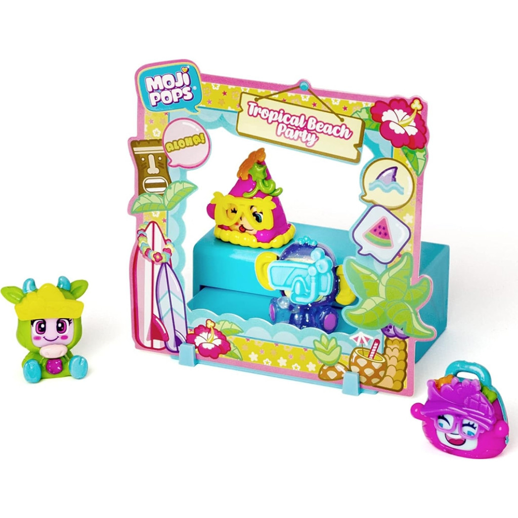 Ігровий набір Moji Pops S2 Фотосесія 4 фігурки + аксесуари (PMP2B416IN00)