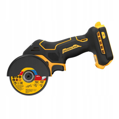 Дискова пила DeWALT 18В XR Li-lon, диск 76х10 мм, 0.94 кг (без АКБ та ЗП) (DCS438N)