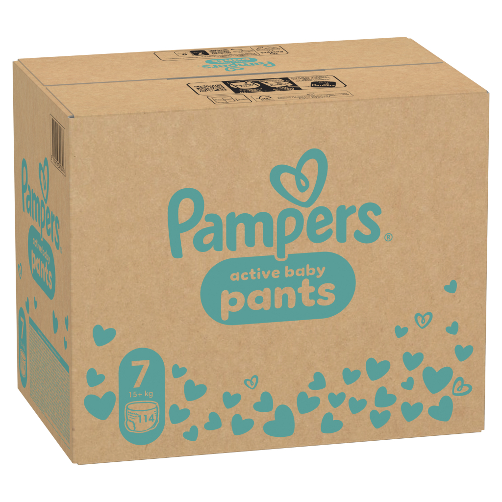 Підгузки Pampers Pants Giant Plus Розмір 7 (17+ кг) 114 шт (8700216341653)