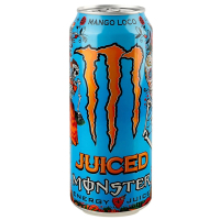 Енергетичний напій Monster Energy Mango Loco Безалкогольний сильногазований 500 мл (5060947547131)