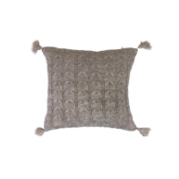 Pillowcase Provence decorative knitted Gloria braids Latte 45x45 (022013)