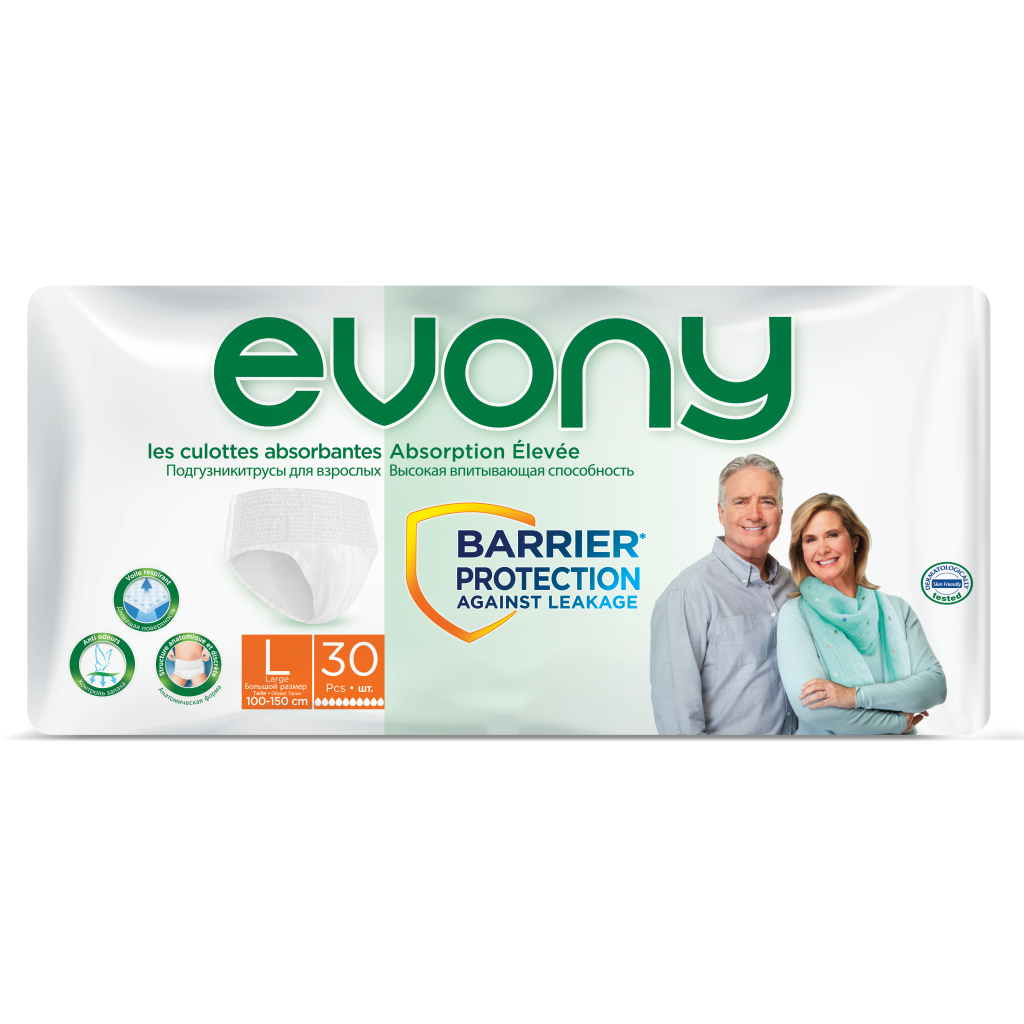 Підгузки для дорослих Evony Трусики 3 Large 30 шт (8690536805532)