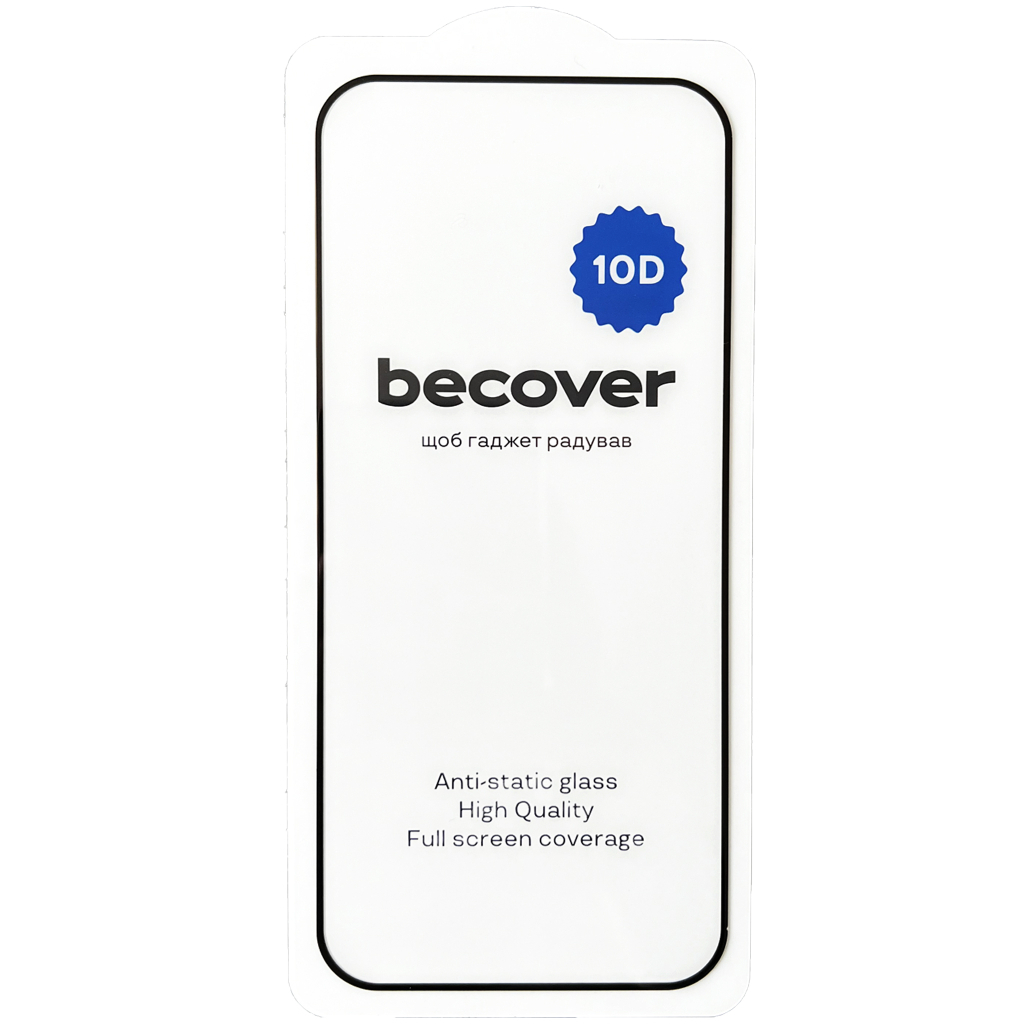 Скло захисне BeCover Google Pixel 9 Pro 10D Black (712326)