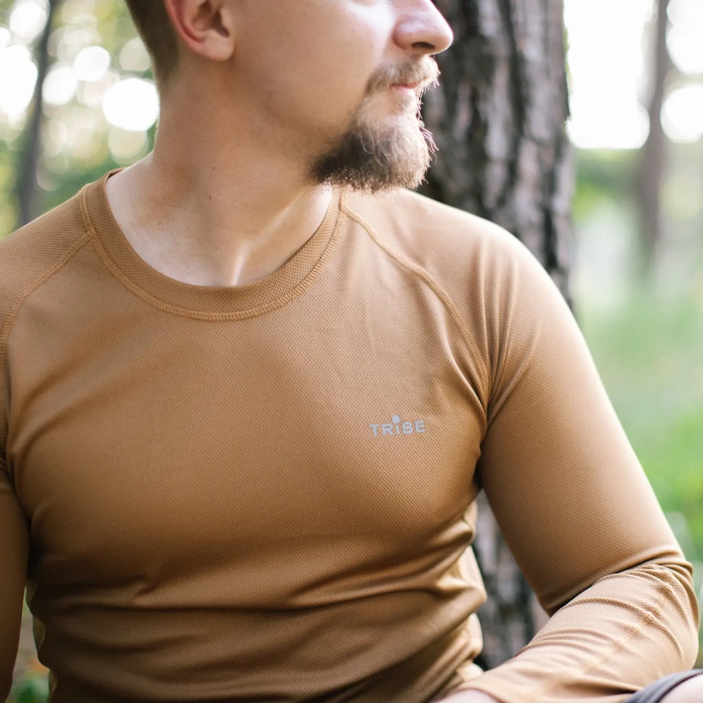 Лонгслів Tribe Coolpass LS coyote 2XL (T-KI-0007-coyote-2XL)