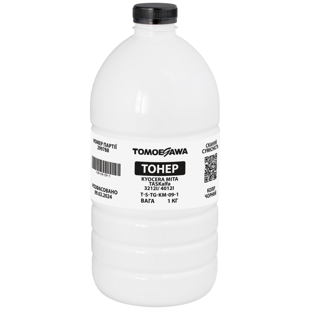 Тонер Kyocera Mita TASKalfa 3212i/4012i, 1 кг Tomoegawa (TSM-KM-09-1) Тонер Kyocera Mita TASKalfa 3212i/4012i, 1 кг Tomoegawa (TSM-KM-09-1)