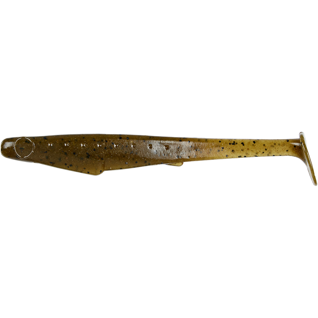 Силікон рибальський Reins Rockvibe Shiner 4" 002 Green Pumpkin (8 шт/уп.) (1552.10.64)