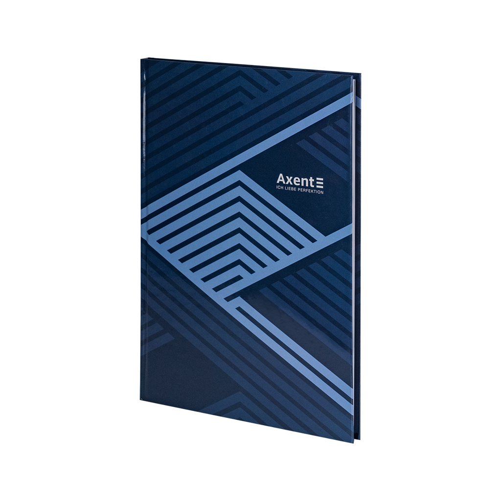 Книга записна Axent Lines А4, 96 аркушів, клітинка, синя (8422-581-A) Книга записна Axent Lines А4, 96 аркушів, клітинка, синя (8422-581-A)