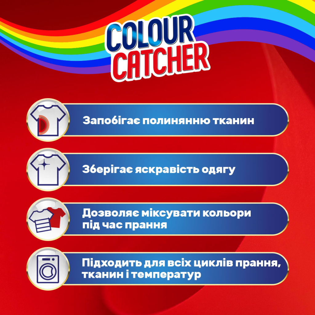 Серветки для прання K2r Colour Catcher Кольоропоглинаючі 22 шт. (9000101822427)