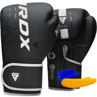 Боксерські рукавички RDX F6 Kara Matte White 14 унцій (BGR-F6MW-14OZ)
