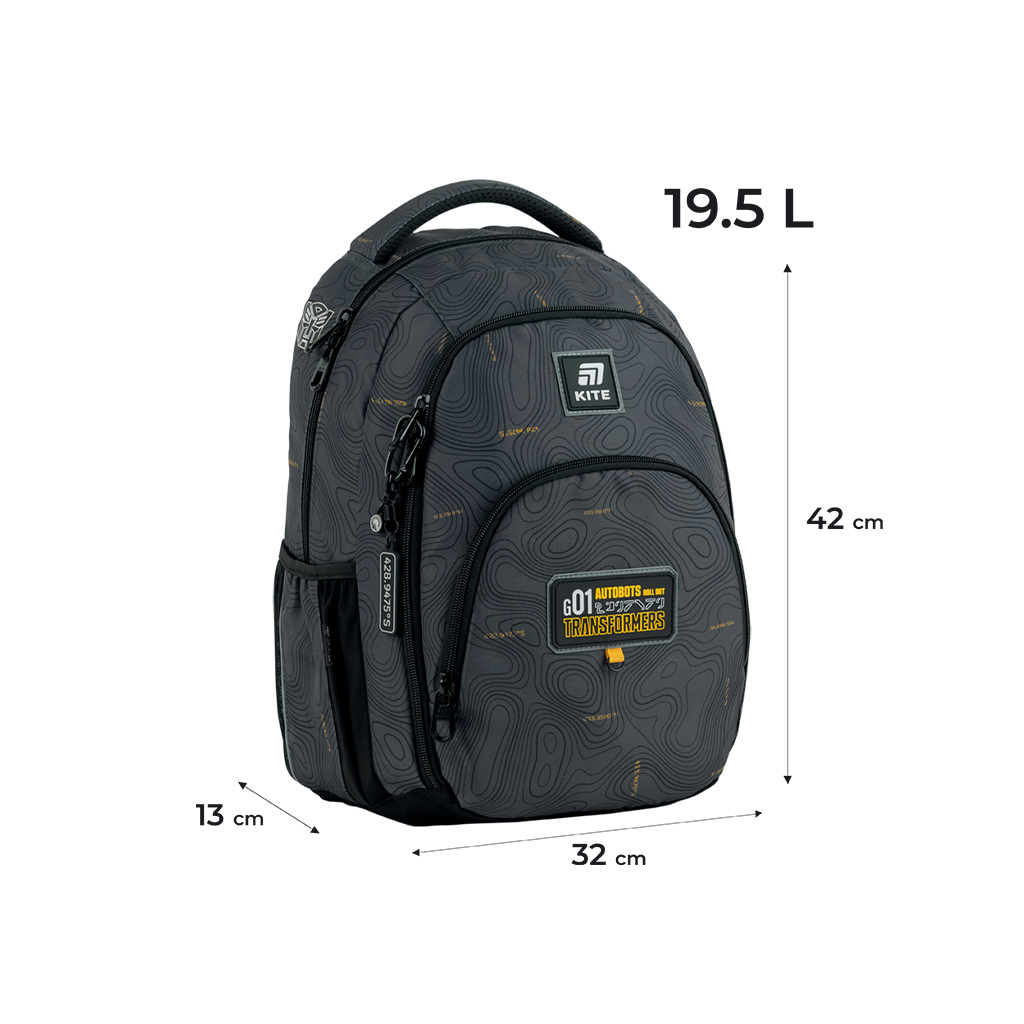 Рюкзак шкільний Kite Education teens 905M Transformers (TF25-905M)