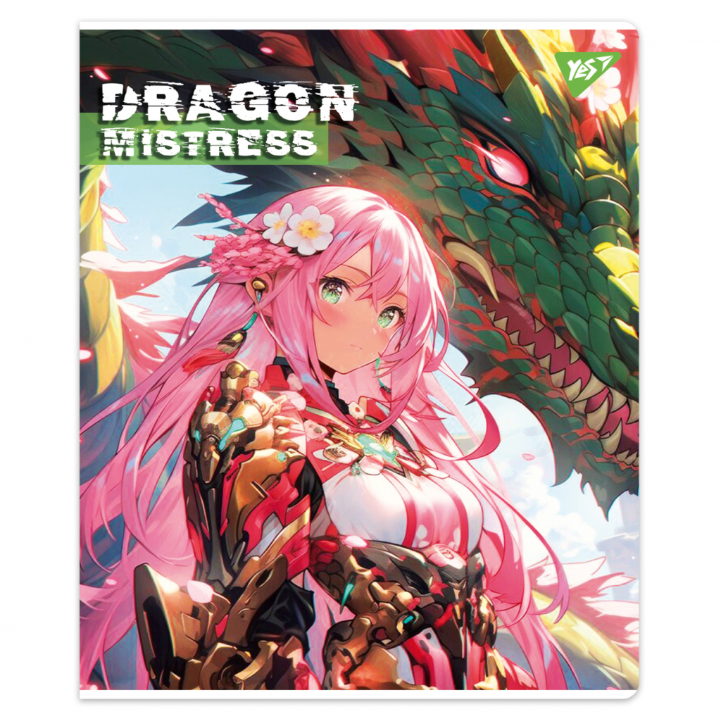 Зошит Yes Dragon mistress 18 аркушів лінія (767527)